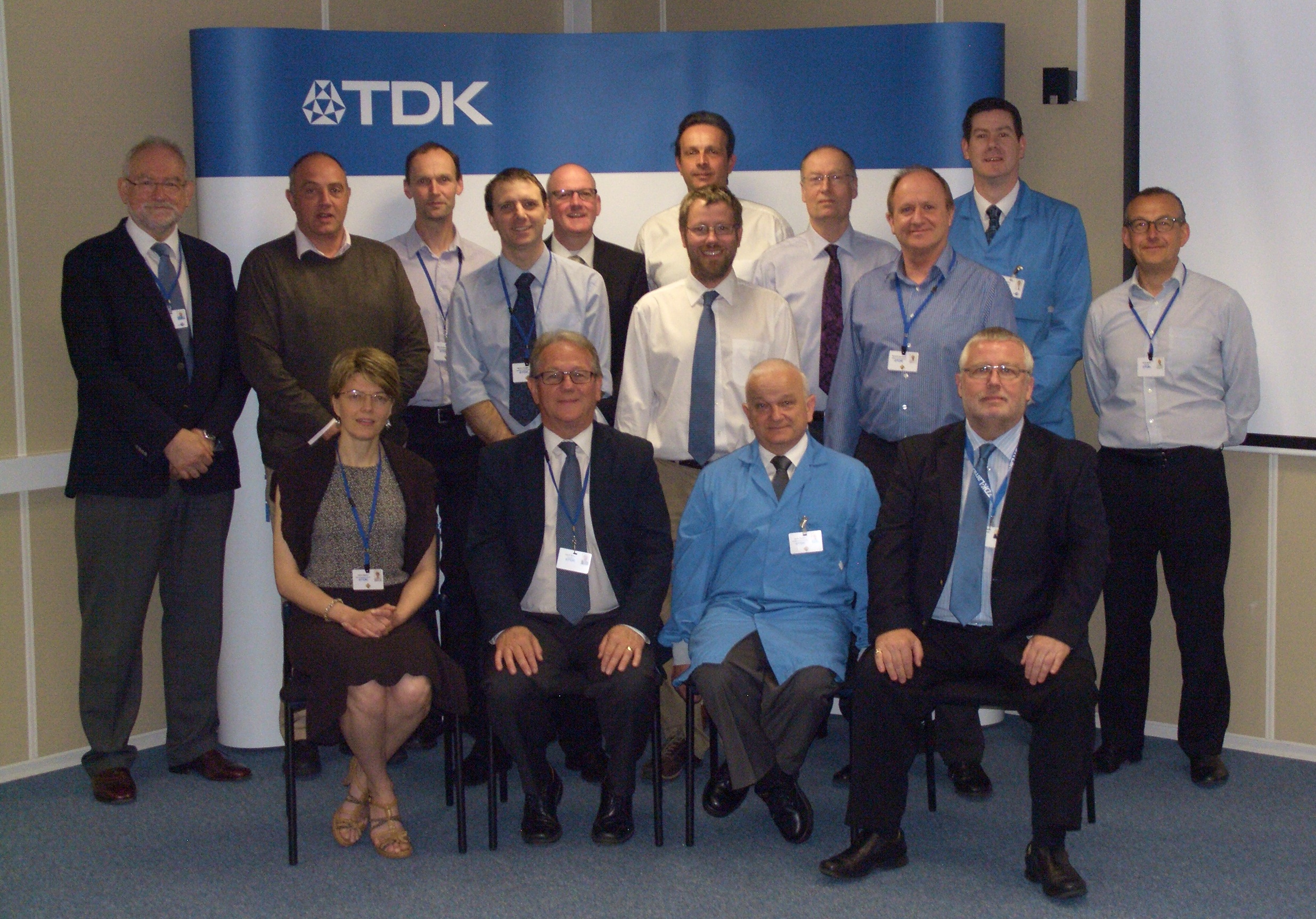 Adam Rawicz, MD TDK-Lambda, with UK Directors & Managers